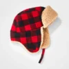 Toddler Boys' Plaid Trapper Hat - Cat & Jack™ Red -CAT and JACK Store GUEST d1b2a9c0 1750 4b36 858b e79cad6857a9