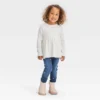 Toddler Girls' Ribbed Shirt - Cat & Jack™ Cream -CAT and JACK Store GUEST d41e25bb 5ad9 4f8d 970e 472deb7a01c6