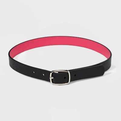 Kids' 2pk Belt Set - Cat & Jack™ Black/Brown 3 Kids' 2pk Belt Set - Cat & Jack™ Black/Brown