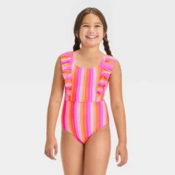 Girls' Rainbow Striped One Piece Swimsuit - Cat & Jack™ 7 Girls' Rainbow Striped One Piece Swimsuit - Cat & Jack™ -CAT and JACK Store GUEST d490462a 0220 4370 8125 118b8030452c
