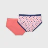 Girls' Adaptive 2pk Heart Briefs - Cat & Jack™ Salmon Pink -CAT and JACK Store GUEST d7c1e576 1bb2 409a 8719 851329d3f994