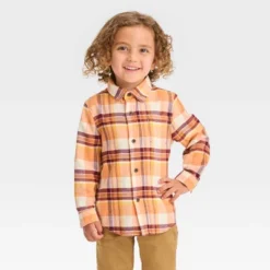 Toddler Boys' Long Sleeve Flannel Shirt - Cat & Jack™ -CAT and JACK Store GUEST d91f529f 5db4 4789 ab8e 3828a85a3798