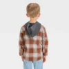 Toddler Boys' Long Sleeve Hooded Flannel Shirt - Cat & Jack™ -CAT and JACK Store GUEST dbe886ad c0c9 4de6 b169 786dd1d1070f