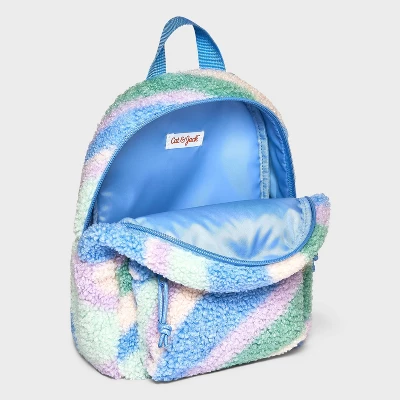 Girls' Swirl Fleece 10" Mini Backpack - Cat & Jack™ Blue 4 Girls' Swirl Fleece 10" Mini Backpack - Cat & Jack™ Blue - Image 2