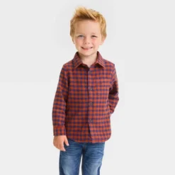 Toddler Boys' Long Sleeve Flannel Shirt - Cat & Jack™ -CAT and JACK Store GUEST dd3aa04d 94ca 4451 9c3f 9b5cf0ca8cf1