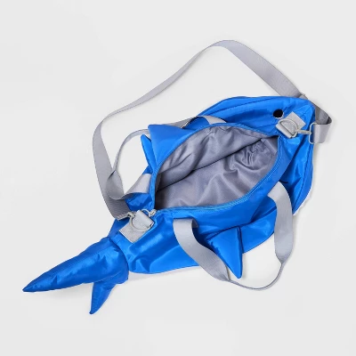 Kids' Shark Weekender Bag - Cat & Jack™ Blue 4 Kids' Shark Weekender Bag - Cat & Jack™ Blue - Image 2
