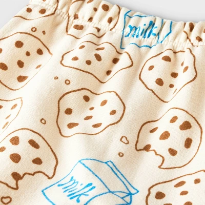 Baby 2pc Cookie Fleece Graphic Top & Bottom Set - Cat & Jack™ Brown 5 Baby 2pc Cookie Fleece Graphic Top & Bottom Set - Cat & Jack™ Brown - Image 3