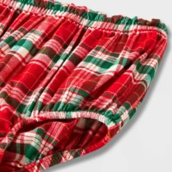 Baby Girls' Holiday Plaid Ruffle Top & Bottom Set - Cat & Jack™ Red -CAT and JACK Store GUEST e217d537 d4e0 4040 a7be 8d92668344bb