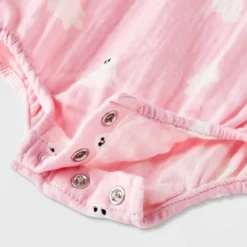 Baby Girls' Ghost Gauze Sleeveless Romper - Cat & Jack™ Light Pink -CAT and JACK Store GUEST e35ca36d 7af1 4696 8d41 1c731c904baa