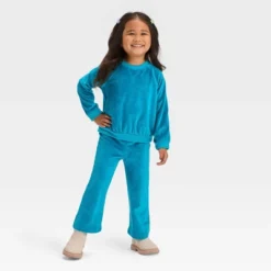 Toddler Girls' Ribbed Velour Top & Bottom Set - Cat & Jack™ -CAT and JACK Store GUEST e45cc173 434b 493f 8e77 509bc97d093e