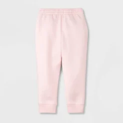 Toddler Girls' 2pk Fleece Jogger Pants - Cat & Jack⢠Gray/Pink
