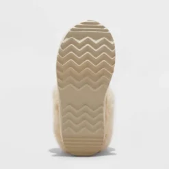 Girls' Lizzie Faux Fur Cuff Bootie Slippers - Cat & Jack™ -CAT and JACK Store GUEST e6db65d5 ac2d 4d2b a8ea a8345e91ac08