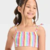 Girls' Rainbow Striped Bikini Set - Cat & Jack™ -CAT and JACK Store GUEST e952bc45 804f 4505 b218 668c5c353b91