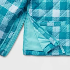 Girls' Adaptive Quilted Jacket - Cat & Jack™ -CAT and JACK Store GUEST e9f52990 e901 4dff 9cd7 8f61ea4a6179