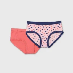 Girls' Adaptive 2pk Heart Briefs - Cat & Jack™ Salmon Pink 7 Girls' Adaptive 2pk Heart Briefs - Cat & Jack™ Salmon Pink -CAT and JACK Store GUEST ef817a0e 9f7f 40bd 90b2 c2093789d3bd