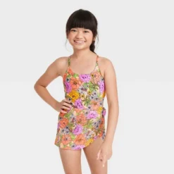 Girls' 2pc Bold Blooms Swimwear Set - Cat & Jack™ -CAT and JACK Store GUEST f042bf74 9cac 4c5f b601 8a15304af9bd