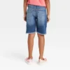 Girls' Destructed Relaxed Bermuda Jean Shorts - Cat & Jack™ -CAT and JACK Store GUEST f16ae181 59f1 40e6 a86a 366371fd9329