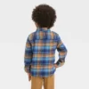 Toddler Boys' Faux Shearling Button-Up Shacket - Cat & Jack™ Navy Blue -CAT and JACK Store GUEST f3ab3dee 187b 4c0c 8abc a710d1756615