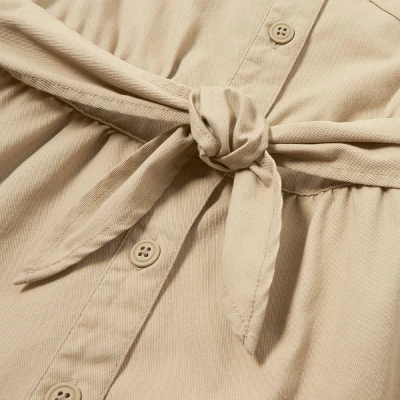 Girls' Short Sleeve Uniform Safari Dress - Cat & Jack™ 4 Girls' Short Sleeve Uniform Safari Dress - Cat & Jack™ - Image 2