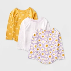 Toddler Girls' 3pk Long Sleeve T-Shirt - Cat & Jack™ Purple/Lavender/Yellow 7 Toddler Girls' 3pk Long Sleeve T-Shirt - Cat & Jack™ Purple/Lavender/Yellow -CAT and JACK Store GUEST f92ae313 50fe 4667 ac85 5165c3e743af