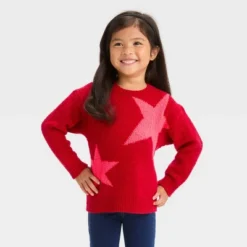 Toddler Girls' Stars Pullover Sweater - Cat & Jack™ Red 7 Toddler Girls' Stars Pullover Sweater - Cat & Jack™ Red -CAT and JACK Store GUEST fac73e89 2a51 4b6f 8cf5 48ffbf65c2b6
