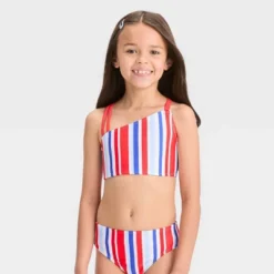 Girls' 2Pc Multi Striped Bikini Set - Cat & Jack™ -CAT and JACK Store GUEST fb808b1a 8a82 49ae 911a 66a68a168c94