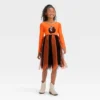 Girls' Adaptive Long Sleeve Sequin Halloween Tulle Dress - Cat & Jack™ Orange -CAT and JACK Store GUEST fc268ab0 1154 43d0 a0e9 049b67a121bb