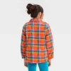 Girls' Button-Down Plaid Shacket - Cat & Jack™ Orange 1 Girls' Button-Down Plaid Shacket - Cat & Jack™ Orange -CAT and JACK Store GUEST fd60bace ca83 4bb6 9bed ef2145197fe6