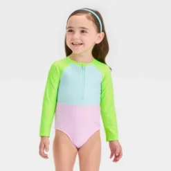Toddler Girls' Long Sleeve Colorblock One Piece Swimsuit - Cat & Jack™ 8 Toddler Girls' Long Sleeve Colorblock One Piece Swimsuit - Cat & Jack™ -CAT and JACK Store GUEST ffb779f4 05eb 4ccf a96e 84721f191050